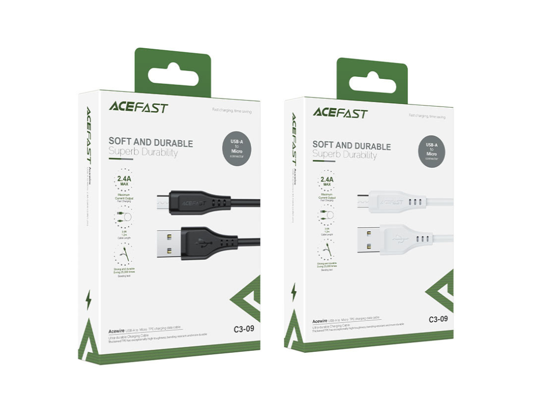 ACEFAST C3-09 USB-A to Micro-USB Charging Data Cable, 1.2m