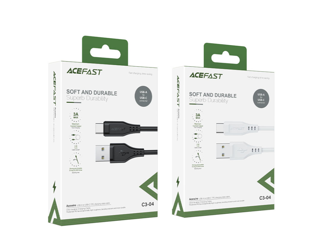 ACEFAST C3-04 USB-A to USB-C Charging Data Cable, 1.2m, 3A