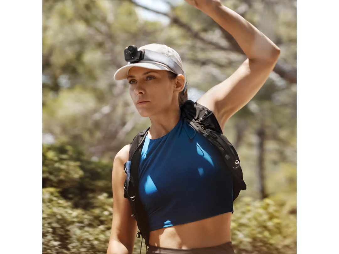 Insta360 GO Ultra Easy Clip Headband (Gray) – Hands-Free POV | Qatar