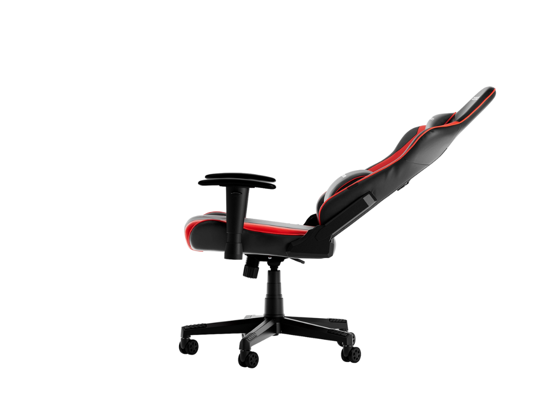 DXRacer Prince Series P132 Gaming & Office Chair, 1D Armrests with Soft Surface, Red | GC-P132-NR-F2-158