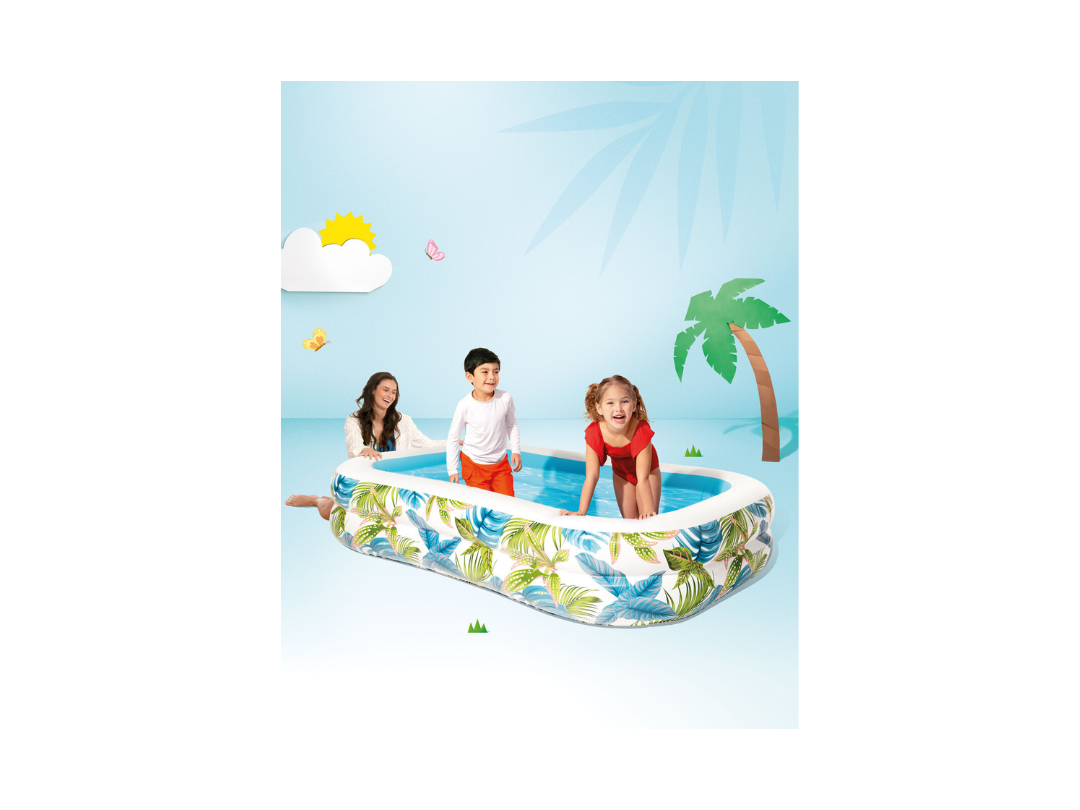 Buy Intex Tropical Family Inflatable Pool – All Ages | in Qatar