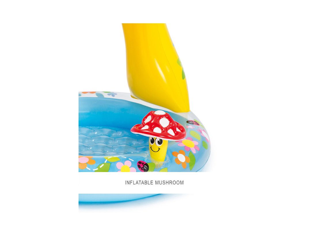 Buy Intex Mushroom Kiddie Pool for Toddlers – Shaded Fun | in Qatar