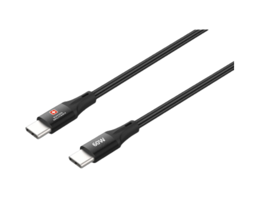 Buy Swiss Military 100W USB-C to USB-C 2m Braided Cable | in Qatar