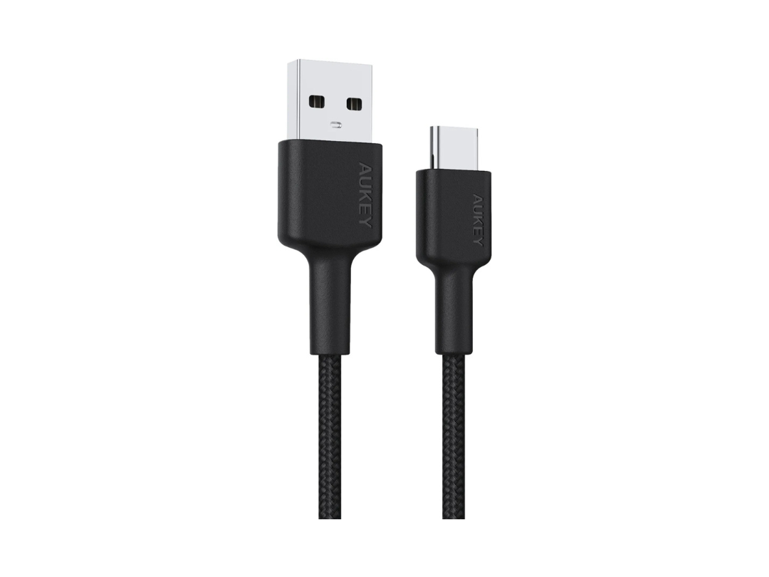 Buy Aukey USB2.0 A to C Braided Nylon Cable 0.9m in Qatar