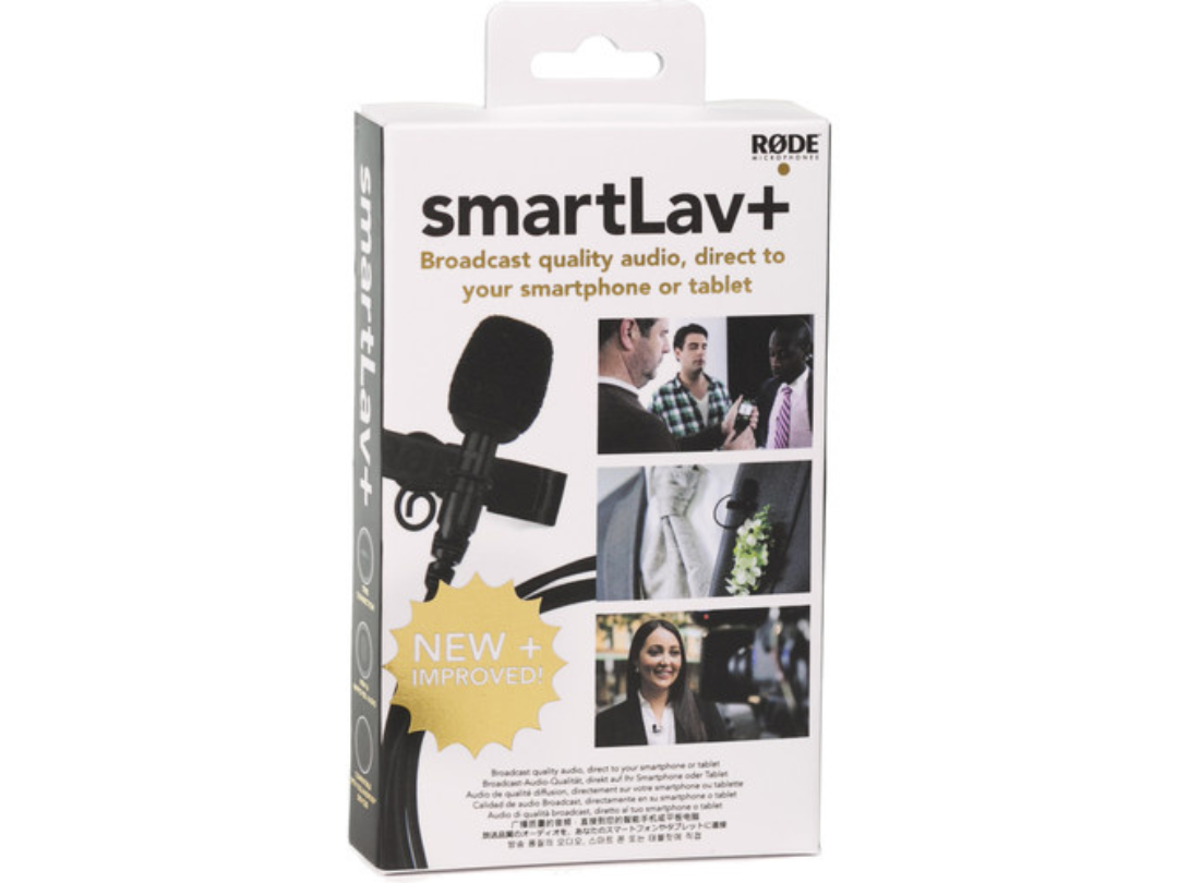 ميكروفون مكثف RODE SmartLav+ Lavalier للهواتف الذكية مع توصيلات TRRS