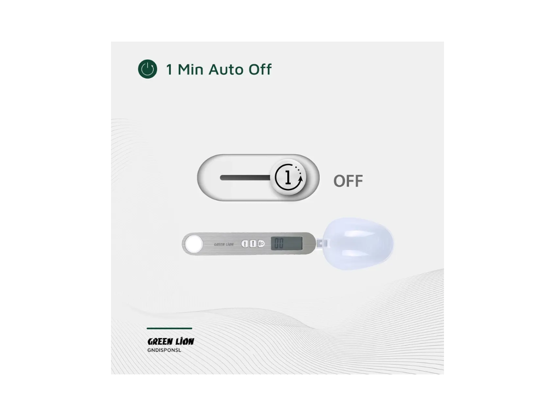 Green Lion Digital Spoon Scale - Silver (GNDISPONSL) Green Lion Digital Spoon Scale - Silver (GNDISPONSL)