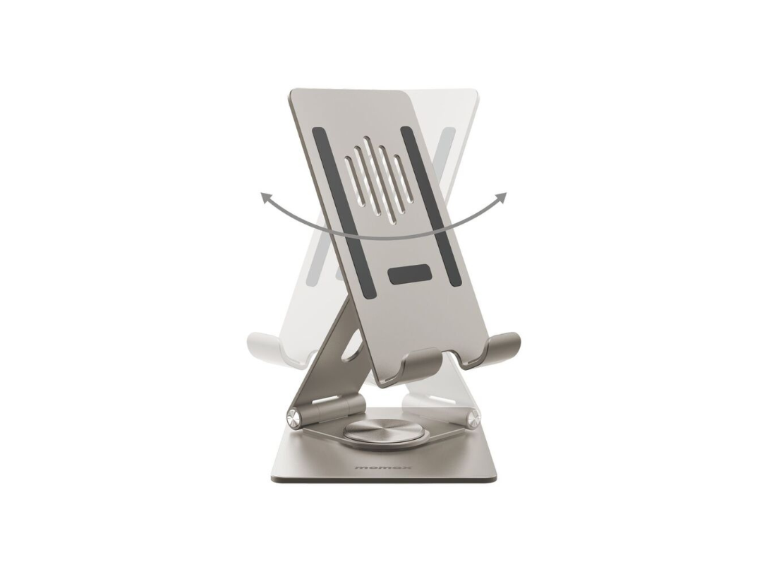 Buy Momax Fold Stand Rotatable Phone & Tablet Stand - Adjustable in Qatar