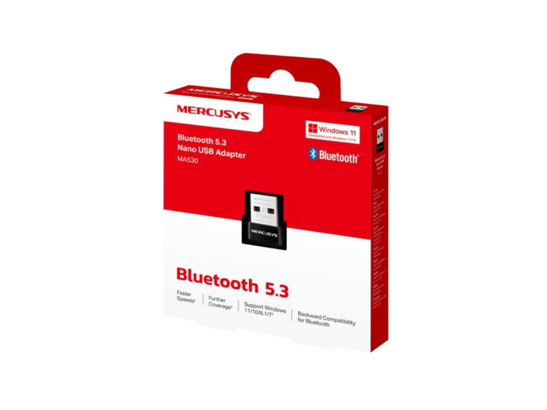 Buy Mercusys MA530 Bluetooth 5.3 USB Adapter – Nano, Fast, in Qatar