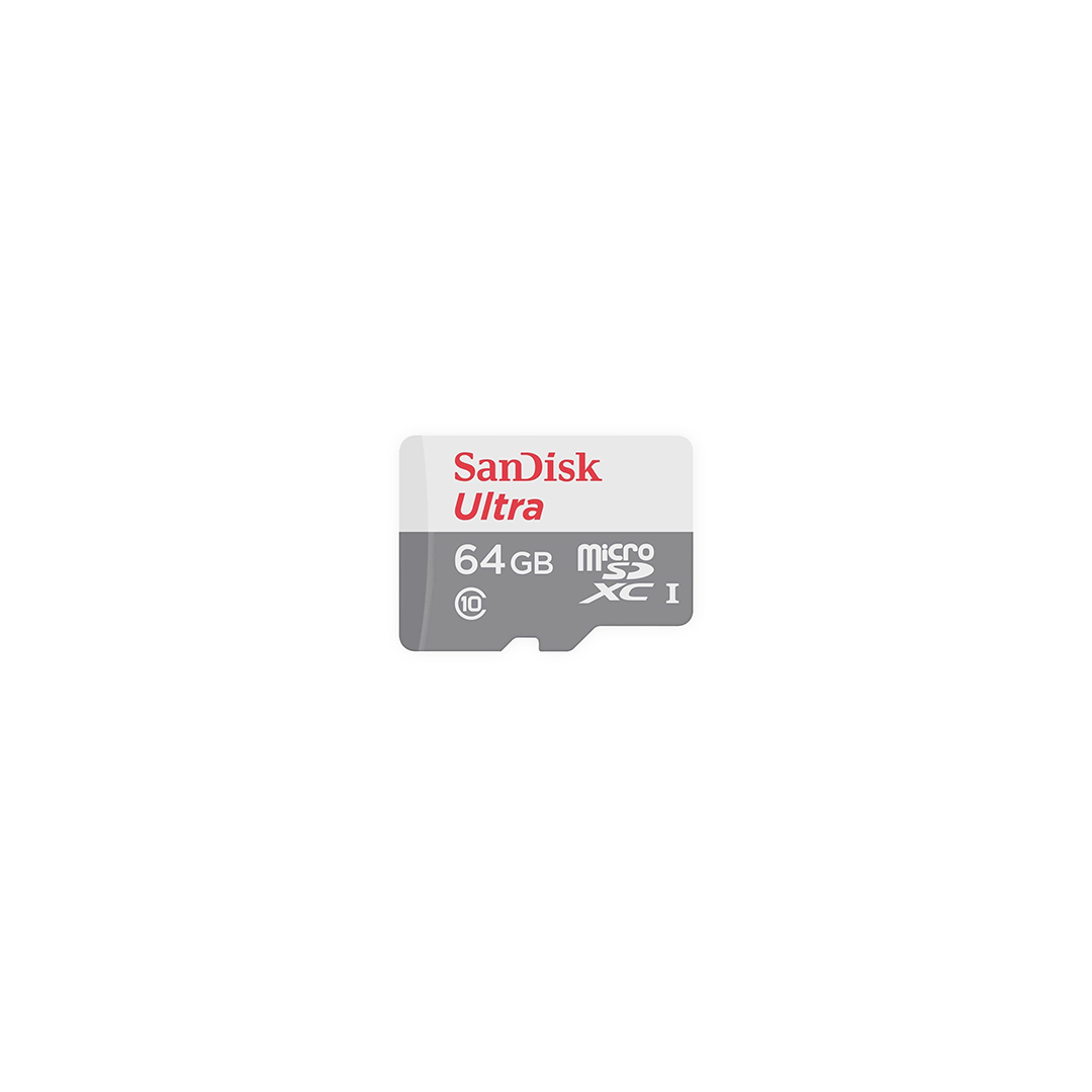 SanDisk Ultra 64GB 100MB/s UHS-I Class 10 microSDXC Card SDSQUNR-064G-GN3MN