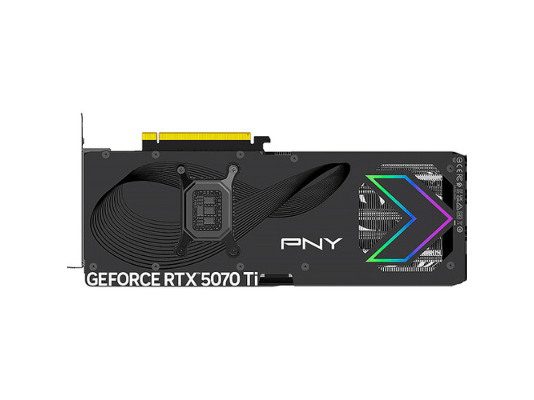 Buy PNY RTX 5070 Ti EPIC-X OC 16GB GDDR7 – ARGB Triple-Fan GPU in Qatar