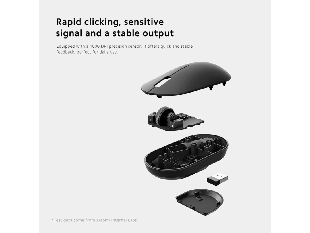 Buy Xiaomi Wireless Mouse Lite 2 – Lightweight 2.4GHz Mouse | in Qatar