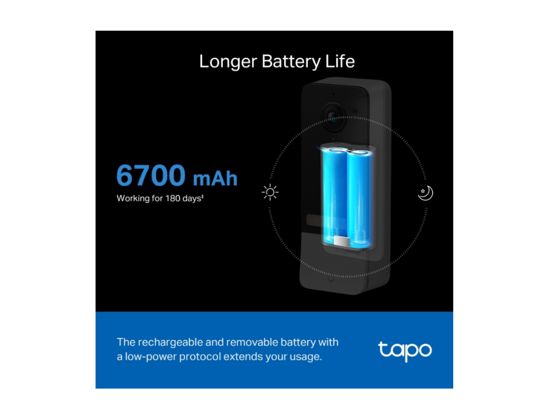 Tapo D230S1 2K Smart Video Doorbell with Chime – Qatar Delivery