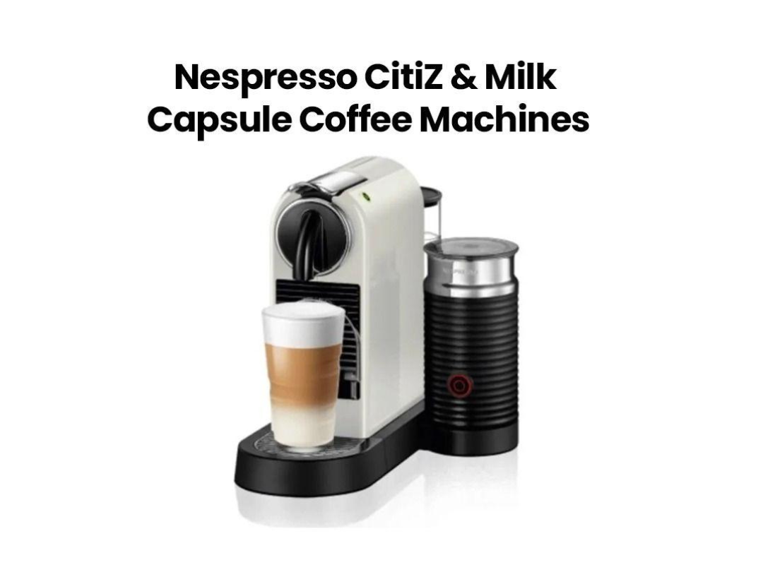 Buy Nespresso CitiZ & Milk White Coffee Machine – in Qatar
