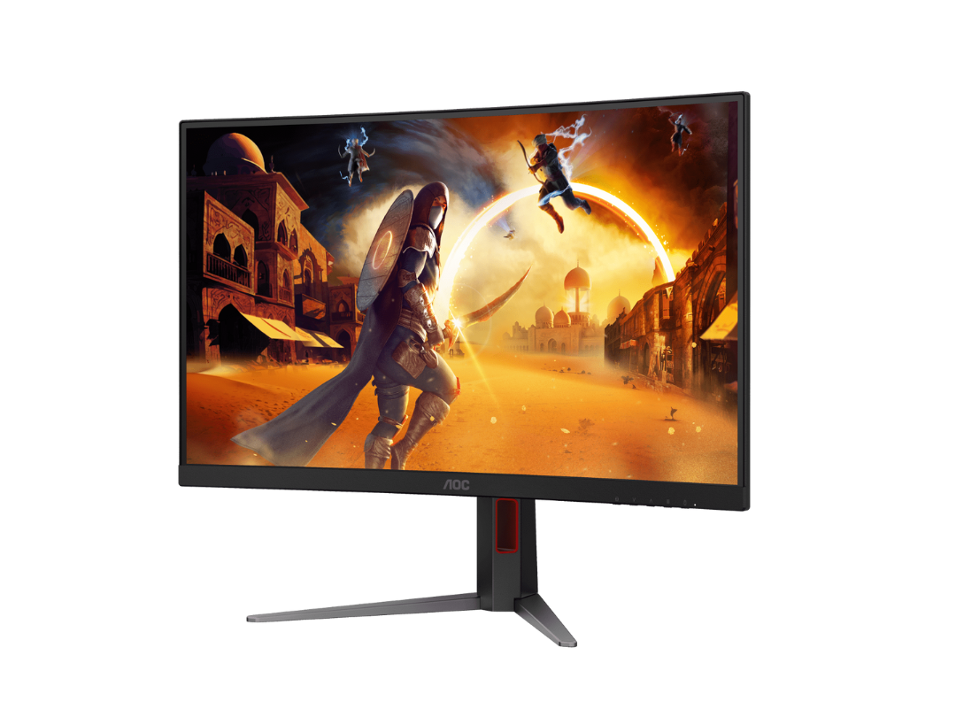 AOC 27-inch QHD Curved Gaming Monitor 180Hz 0.5ms Adaptive Sync