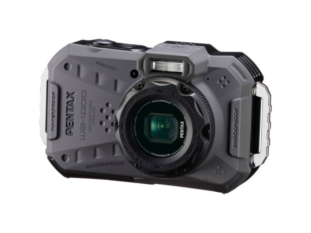 Pentax WG-1000 Waterproof Camera, 16.3 MP, 4X Zoom, Full HD Video