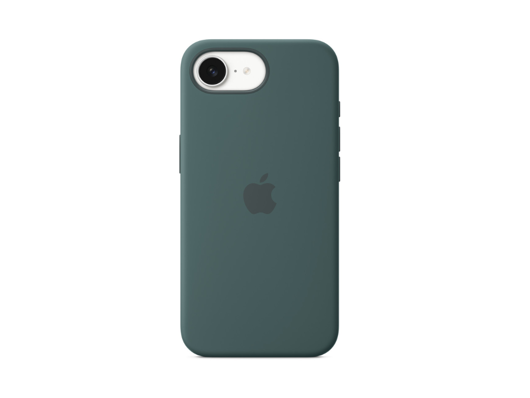 Apple iPhone 16e Silicone Case – Lake Green - Same Day Delivery Qatar