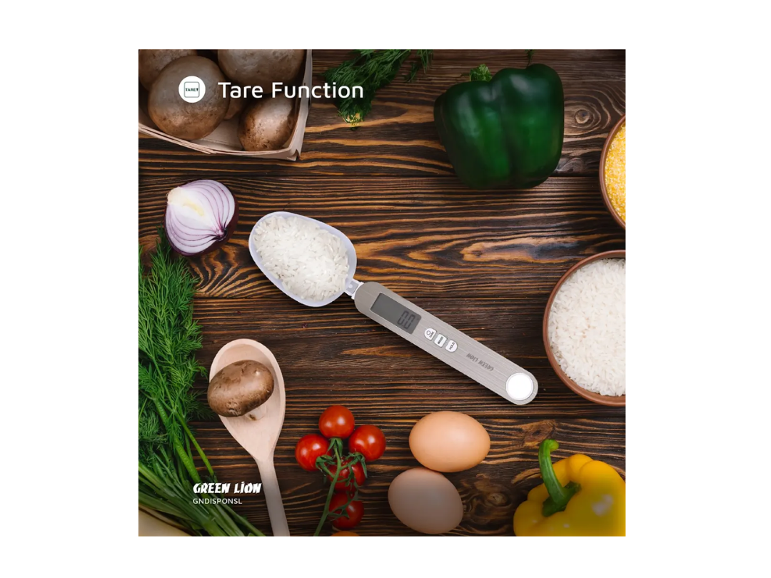Green Lion Digital Spoon Scale - Silver (GNDISPONSL) Green Lion Digital Spoon Scale - Silver (GNDISPONSL)