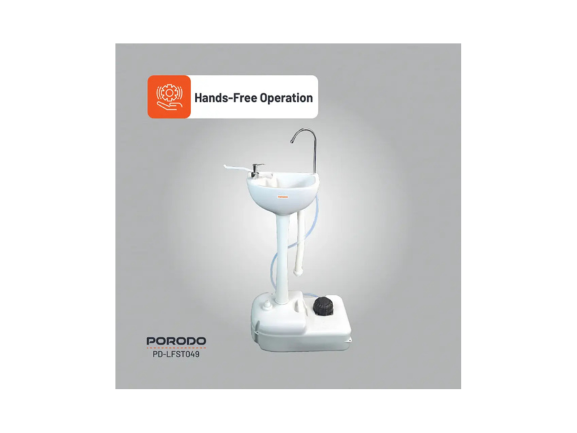 Porodo Lifestyle Portable Handwash Station - White | On-the-Go Hygiene