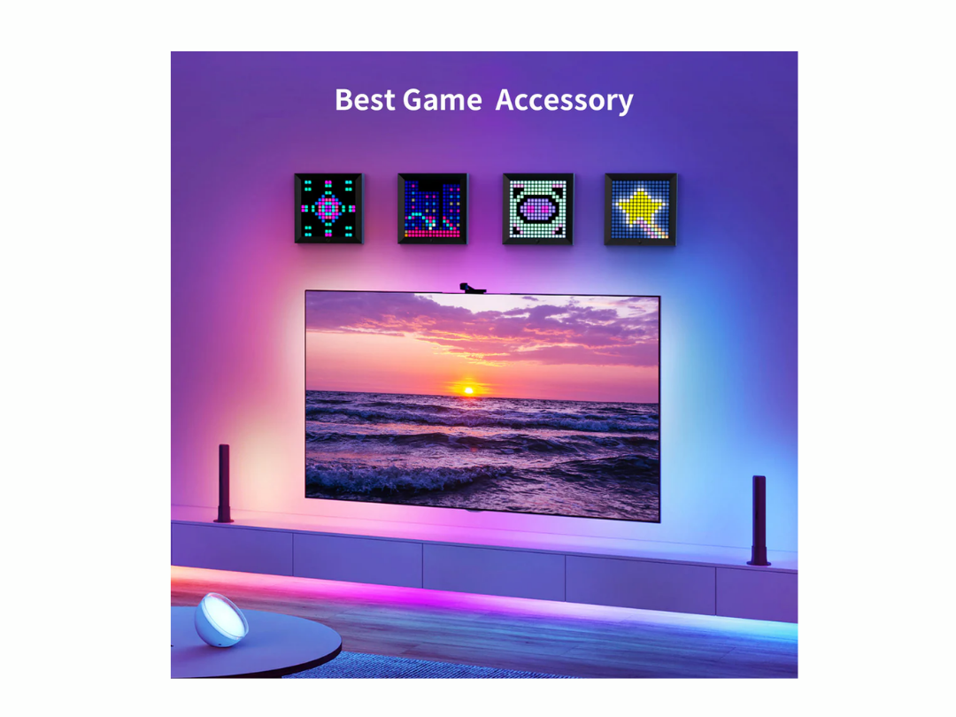 Divoom Pixoo 16x16 Pixel Art LED Frame Display Gaming Room Decor Divoom Pixoo 16x16 Pixel Art LED Frame Display Gaming Room Decor
