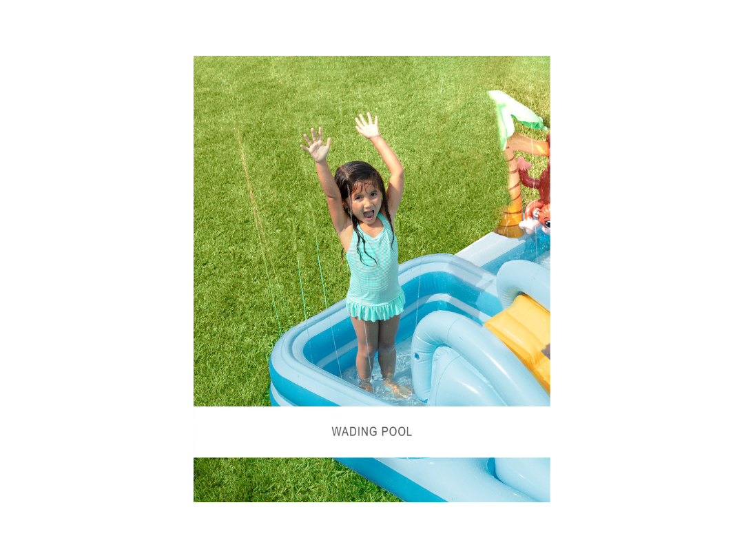 Buy Intex Jungle Adventure Inflatable Play Center – Slide & Pool | in Qatar