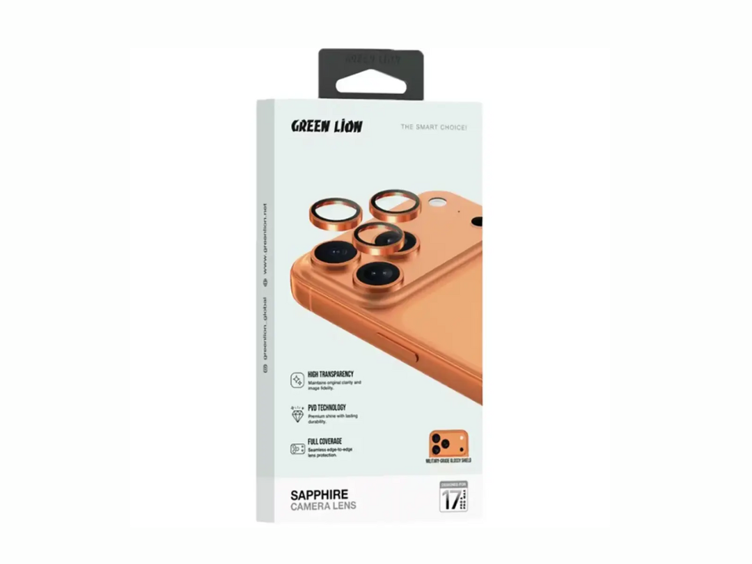 Green Lion iPhone 17 Pro / Pro Max Classic Camera Lens Protector Green Lion iPhone 17 Pro / Pro Max Classic Camera Lens Protector