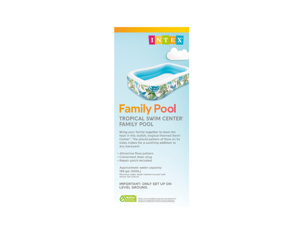 Buy Intex Tropical Family Inflatable Pool – All Ages | in Qatar