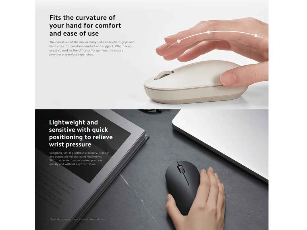 Buy Xiaomi Wireless Mouse Lite 2 – Lightweight 2.4GHz Mouse | in Qatar