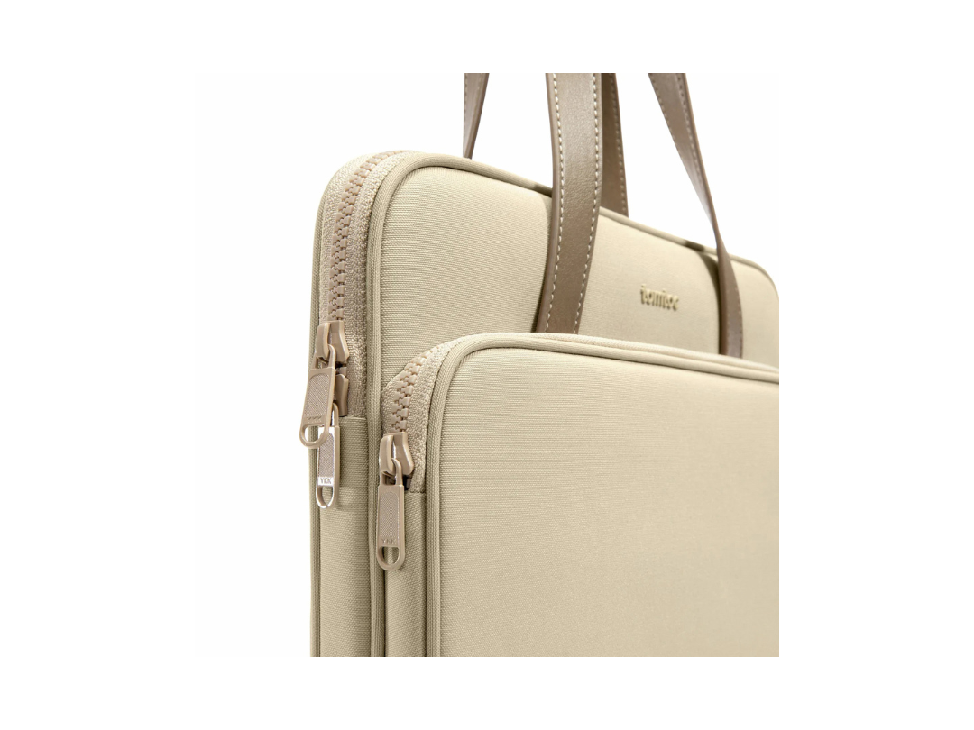 Buy Tomtoc Defender-A22 13.5” Laptop Handbag – Khaki | in Qatar