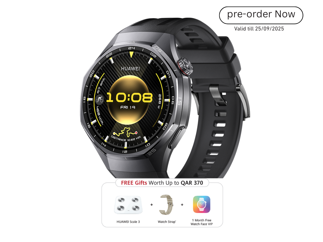 Buy HUAWEI Watch GT 6 Pro 46mm – Titanium, AMOLED, ECG in Qatar