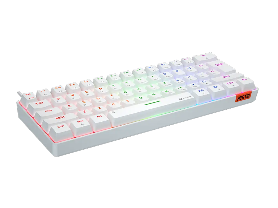 Meetion Mechanical Gaming Keyboard Rainbow MT-MK005 With Type C- Mini Meetion Mechanical Gaming Keyboard Rainbow MT-MK005 With Type C- Mini