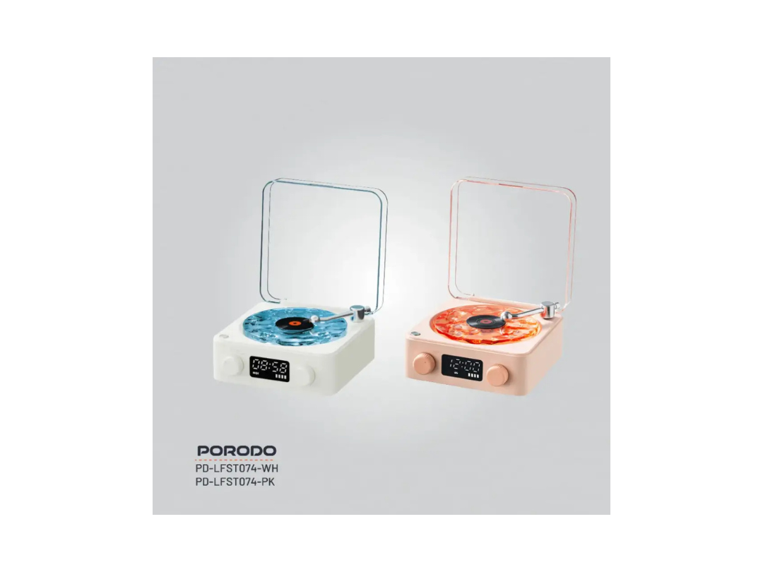 Porodo Lifestyle White Noise Portable Speaker - Qatar