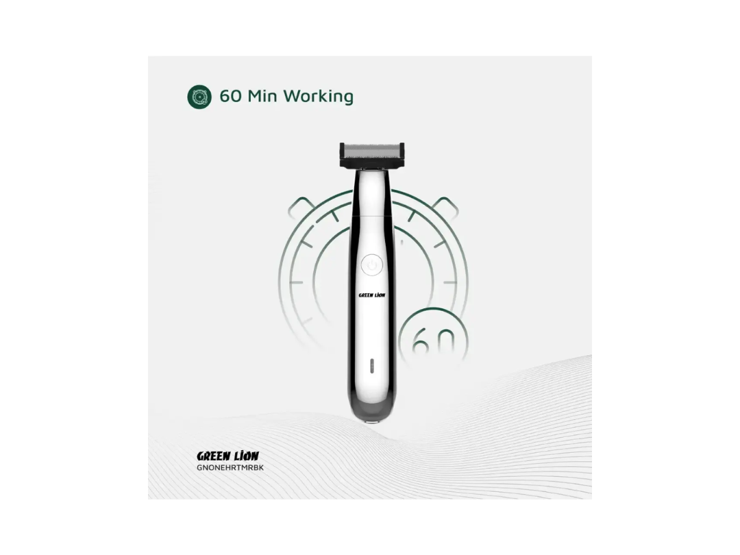 Green Lion One Blade Pro Hair Trimmer - Black - GNONEHRTMRBK