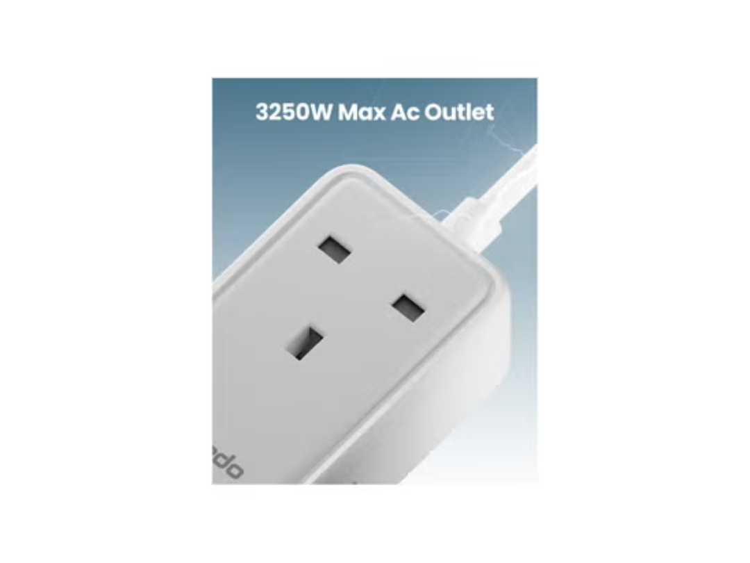 Moxedo Smart-Plug 65W Gan III Tech Extension Cord