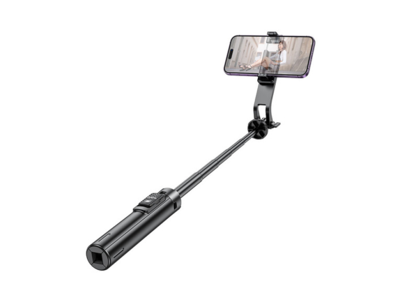 Hoco K21 Tabletop Holder for Live Broadcast – Adjustable, Black