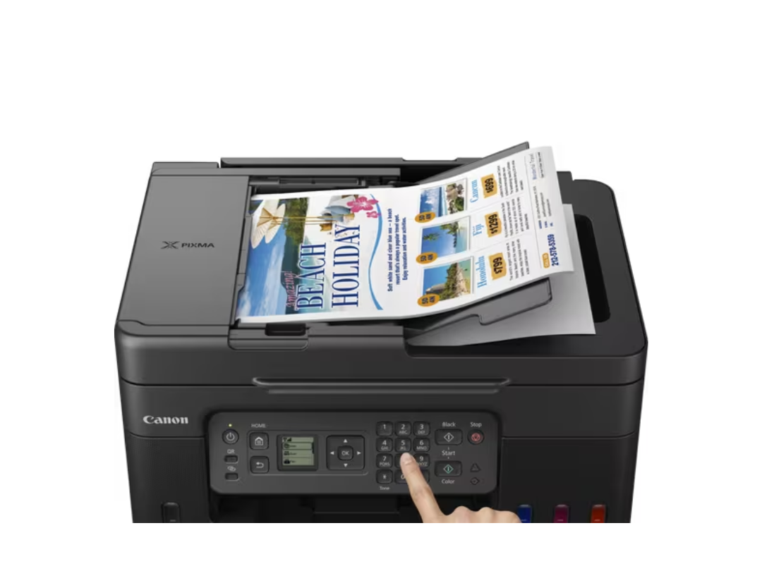 Canon Pixma G4470 Megatank Colour 4-in-1 Wireless refillable ink tank Printer with Wi-Fi and ADF (Print, Scan, Copy, Fax) Canon Pixma G4470 Megatank Colour 4-in-1 Wireless refillable ink tank Printer with Wi-Fi and ADF (Print, Scan, Copy, Fax)