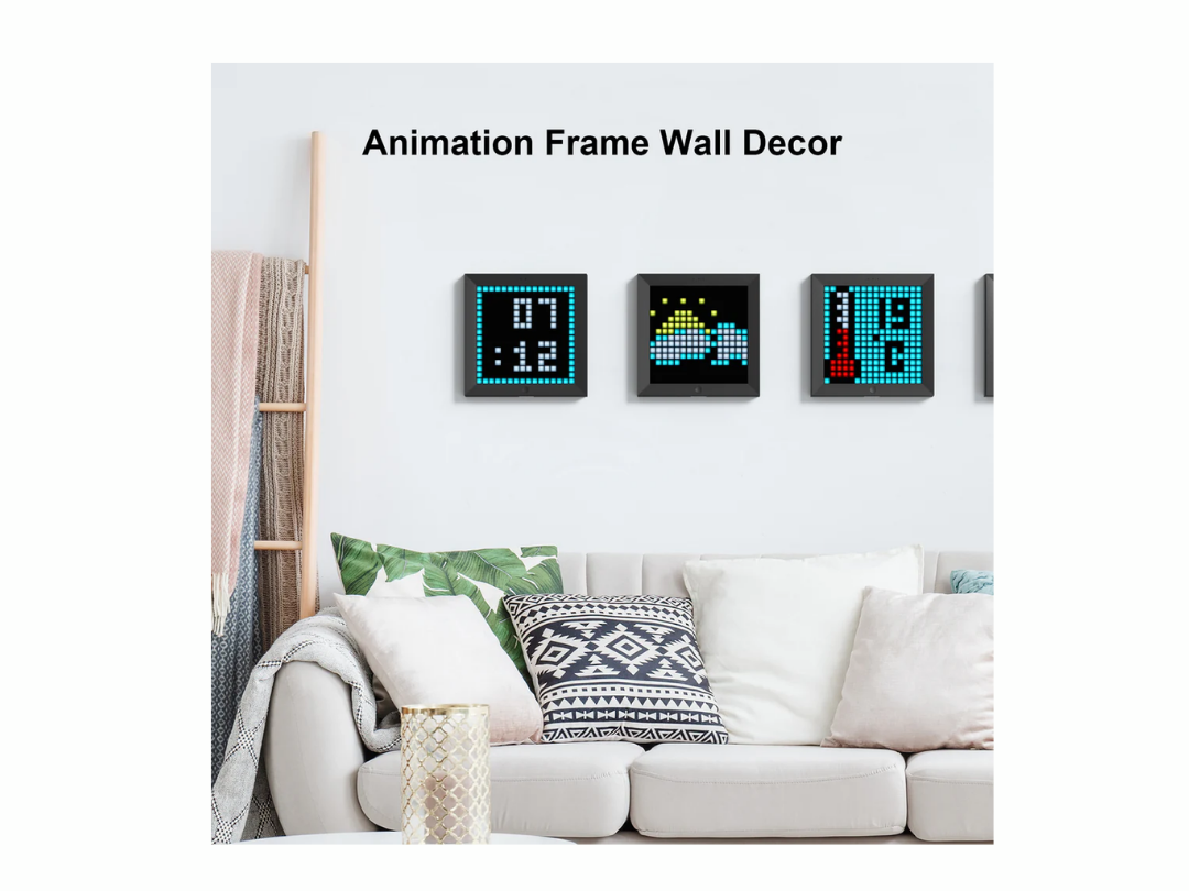Divoom Pixoo 16x16 Pixel Art LED Frame Display Gaming Room Decor Divoom Pixoo 16x16 Pixel Art LED Frame Display Gaming Room Decor