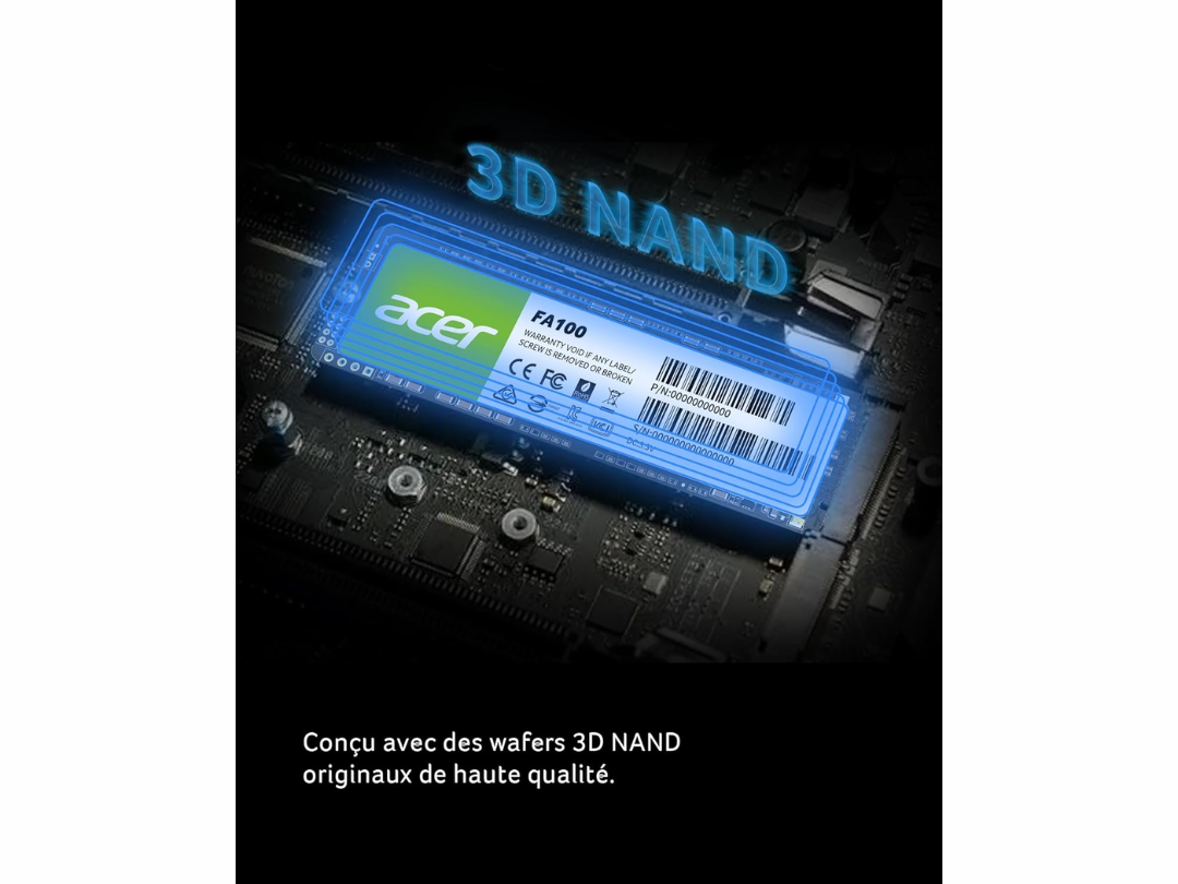 Acer FA100 512GB M.2 NVMe Internal SSD PCIe Gen3 x4 in Qatar