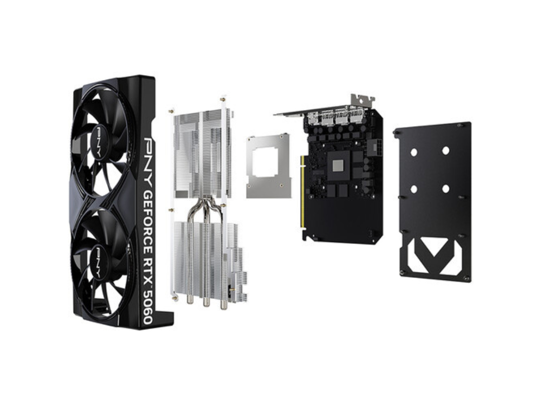 Buy PNY RTX 5060 OC 8GB GDDR7 Dual-Fan GPU – in Qatar