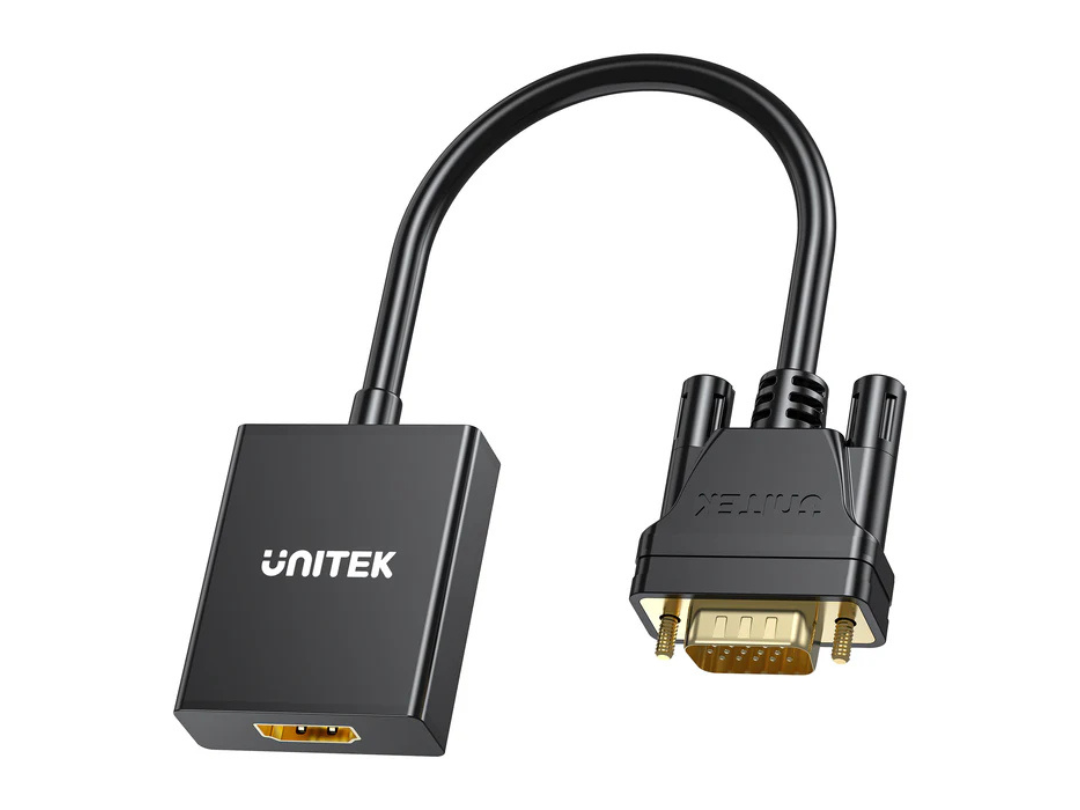 Unitek VGA to HDMI Adapter - 1080p HD Resolution | Qatar