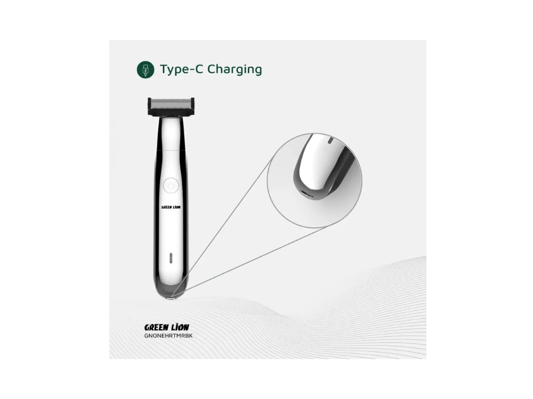 Green Lion One Blade Pro Hair Trimmer - Black - GNONEHRTMRBK