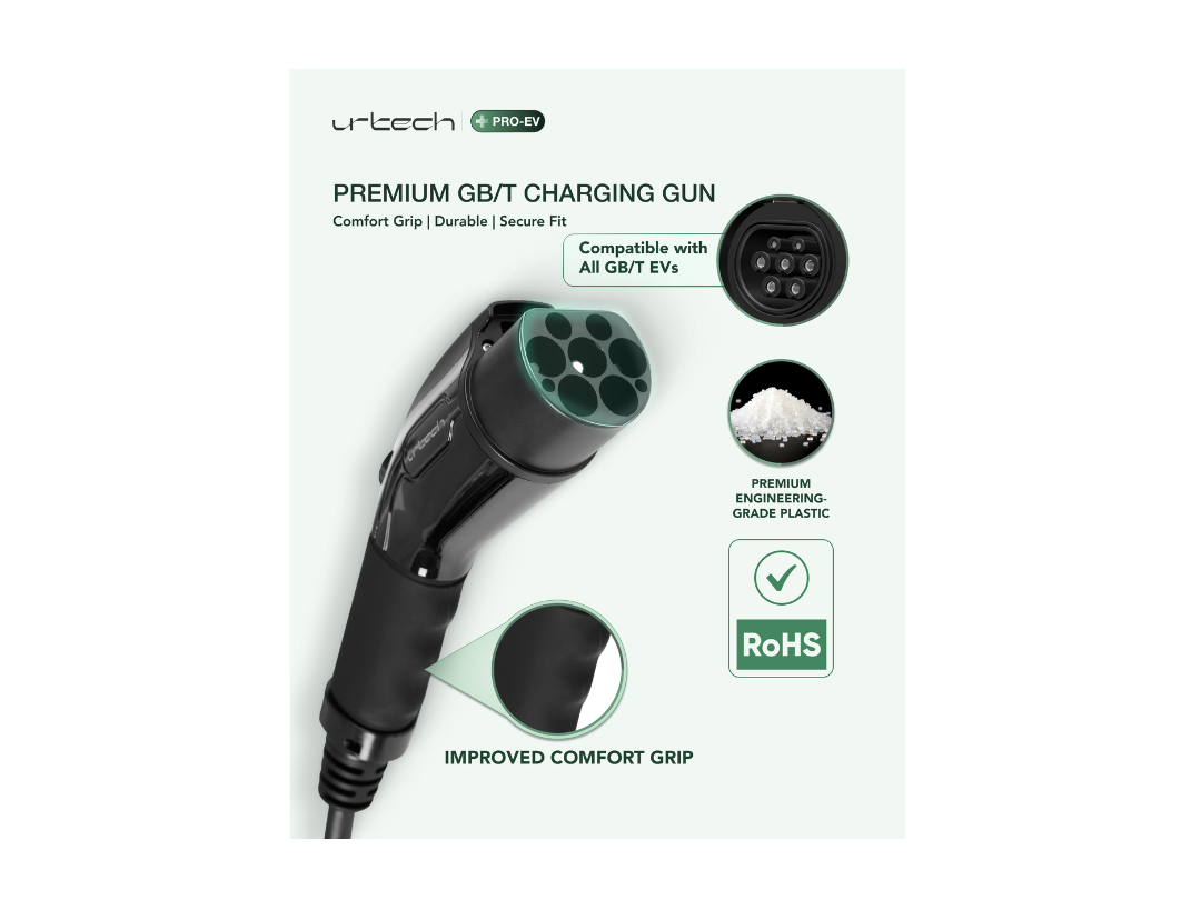 Buy URTECH 7kW GBT EV Charger – Portable & Smart | in Qatar 