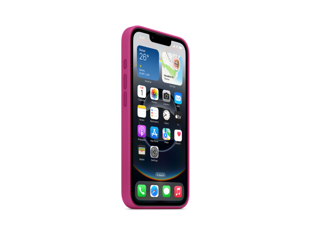 Apple iPhone 16e Silicone Case – Fuchsia - Same Day Delivery Qatar