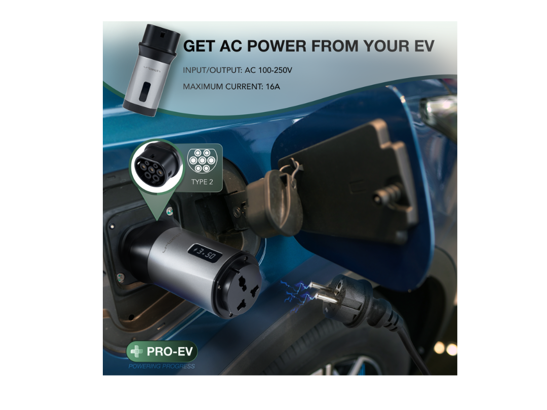 Buy URTECH Type 2 V2L Adapter 3.6kW for EVs – Same in Qatar