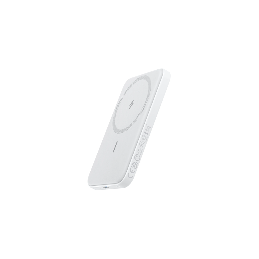 Anker 621 Magnetic Portable Charger, 5,000mAh Wireless Portable Charger - White in Qatar