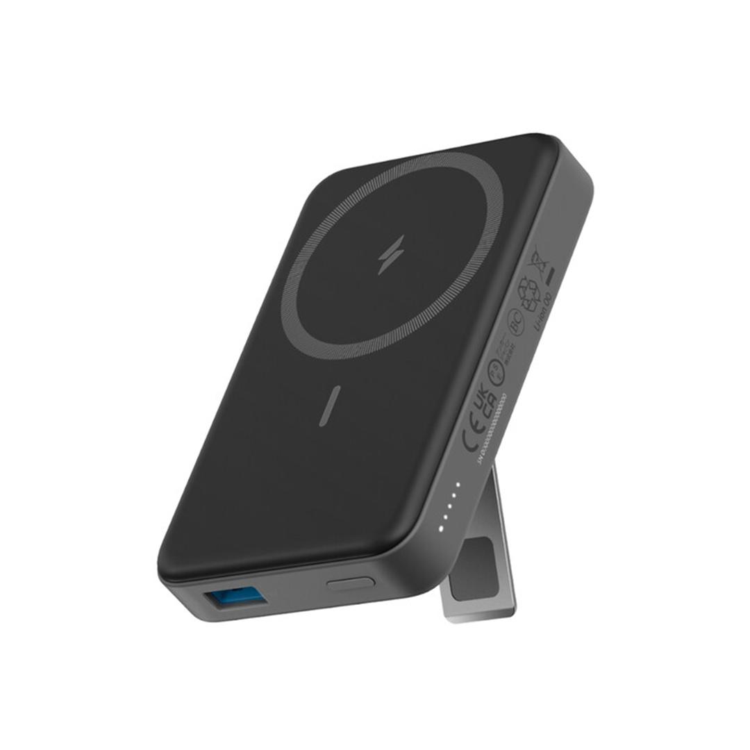 Anker 633 MagGo Magnetic 10,000mAh Power Bank with Built-In Stand - Black in Qatar