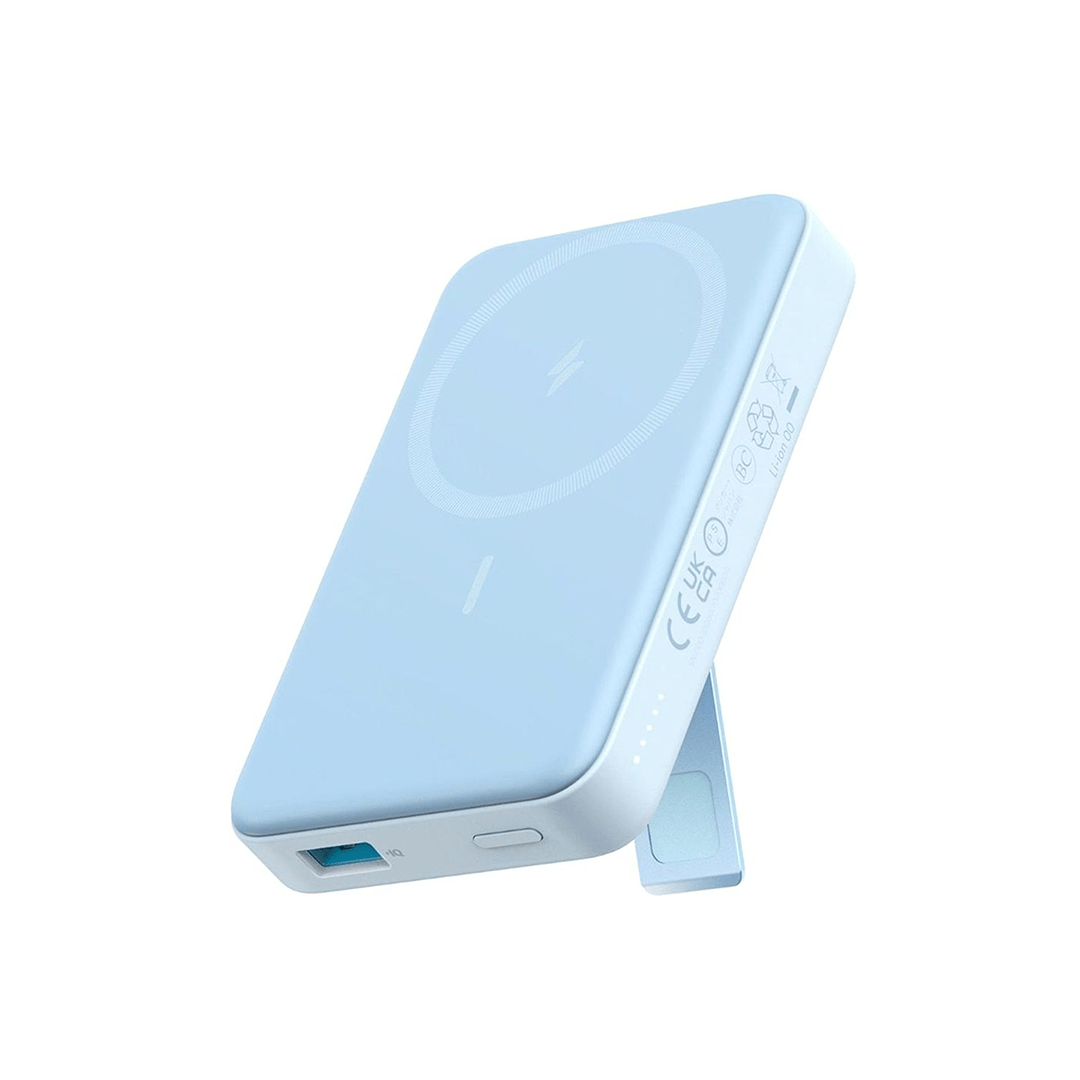 Anker 633 MagGo Magnetic 10,000mAh Power Bank with Built-In Stand - Blue in Qatar
