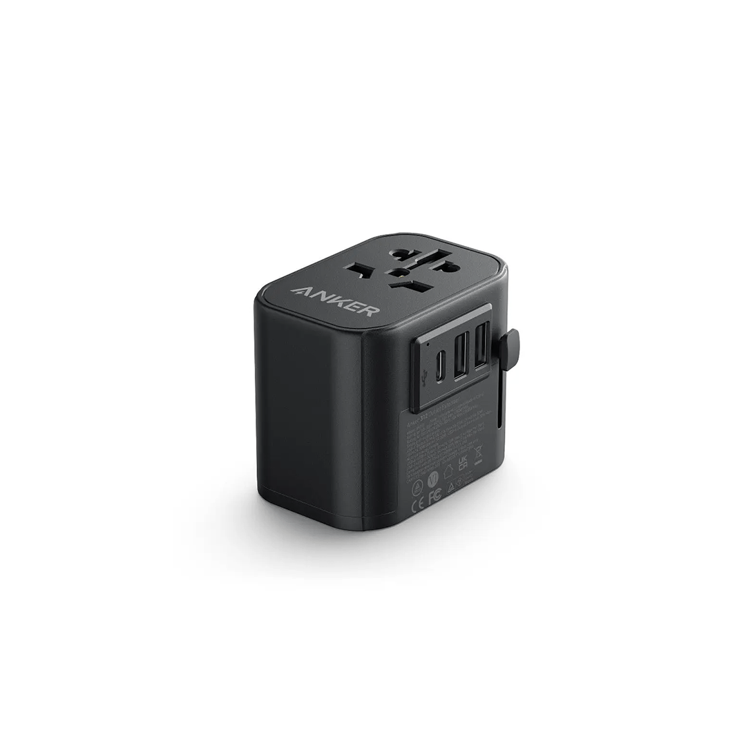 Anker PowerExtend Travel Adapter 30W With USB C Charger - Black in Qatar