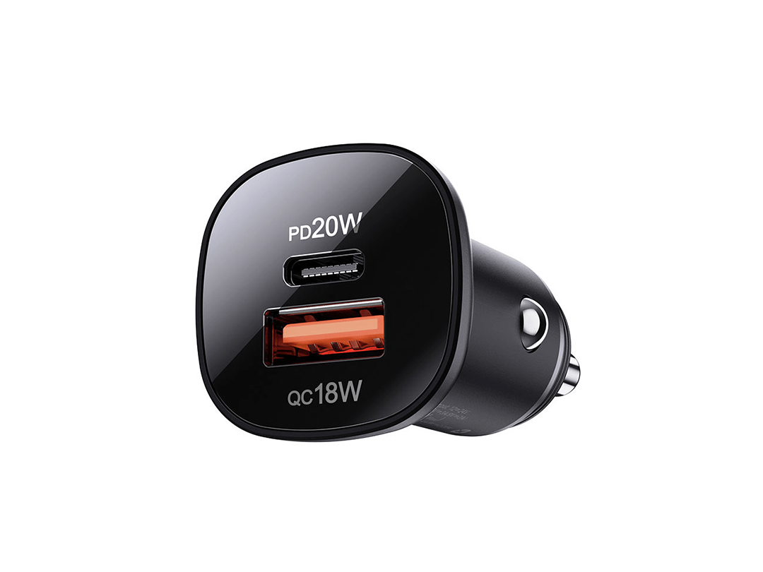 Acefast B1 38W (1xUSB-C+1xUSB-A) Fast Charge Car Charger