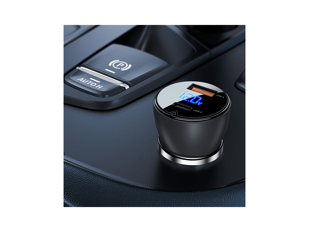 Acefast B6 63W (1xUSB-C+1xUSB-A) Fast Charge Car Charger in Qatar