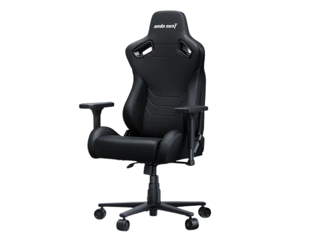 AndaSeat Kaiser Frontier Series XL Gaming Chair – Premium PVC Leather, 4D Adjustable Armrests, 90°-160° Reclining | Ergonomic Chair for Larger Gamers (Up to 200 kg) - Black